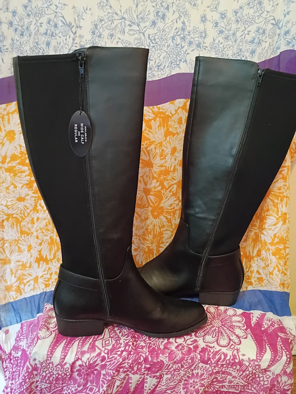 Alfani Black Over-The-Knee Zip Riding Boots 11 NEW